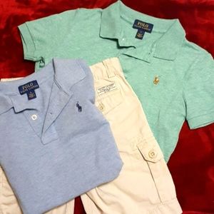 2 Polo shirts and 1 Pair Polo shorts